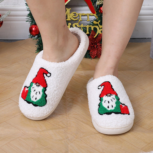 Krispfy Orignals USA - Cartoon Santa Claus Slipper I Christmas Warm Shoes