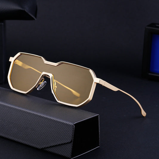 New One Irregular Sunglasses Men