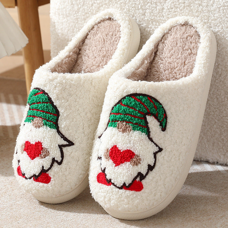 Krispfy Orignals USA - Cartoon Santa Claus Slipper I Christmas Warm Shoes