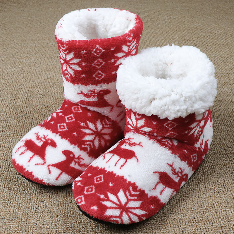 Krispfy Orignals USA - Christmas Indoor Warm Fur Shoes