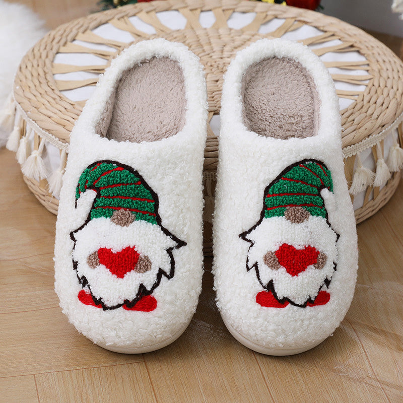 Krispfy Orignals USA - Cartoon Santa Claus Slipper I Christmas Warm Shoes