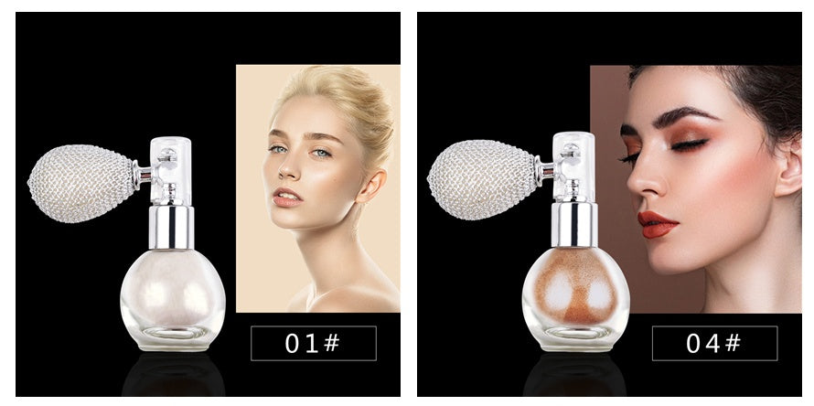 Spray Brightening Glitter Powder Body Powder Highlighter- Krispfy.com