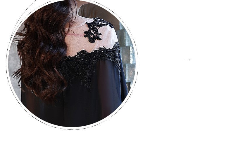 Krispfy.com Black Evening Dress For Women With A High-end Feel