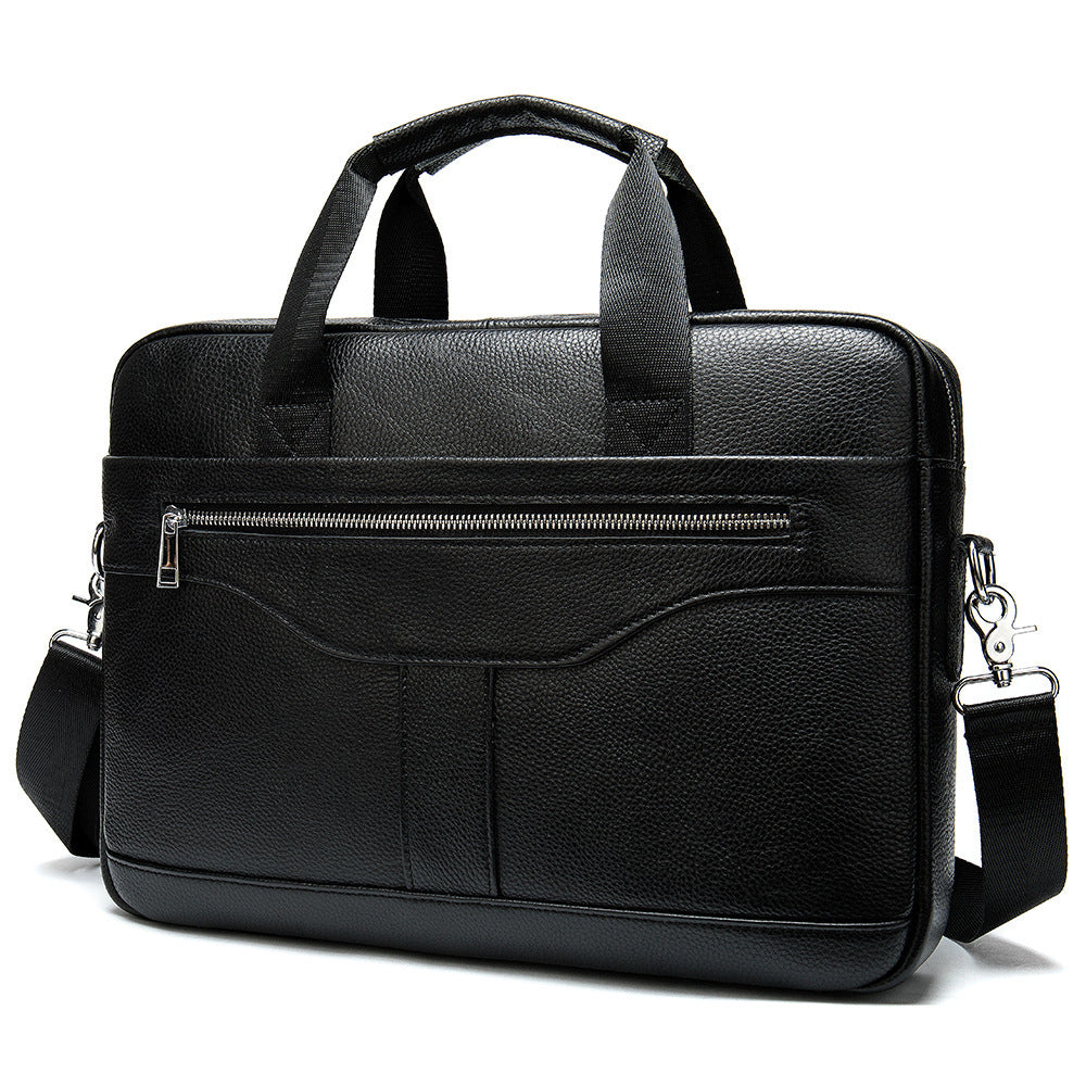 Krispfy Orignals - Men's Leather Briefcase I Business Men's Bag - 43e