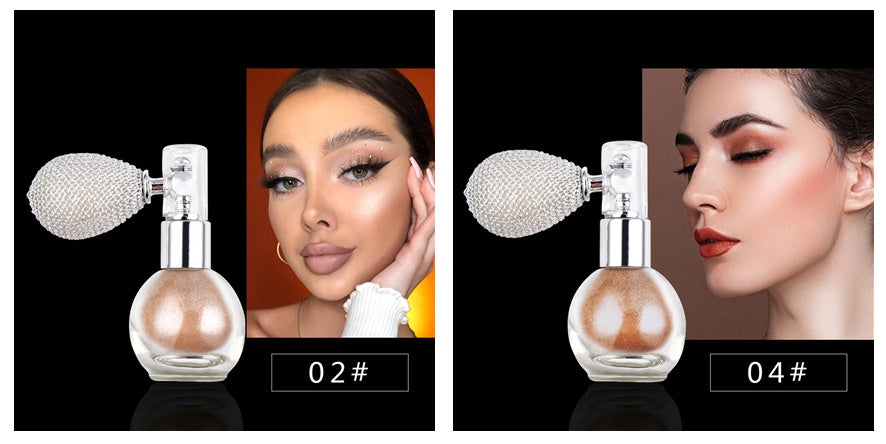 Spray Brightening Glitter Powder Body Powder Highlighter- Krispfy.com