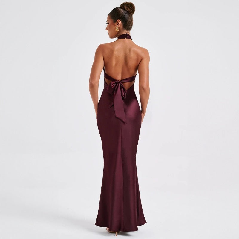 Krispfy.com Summer Fashion Elegant Backless Sleeveless Dress