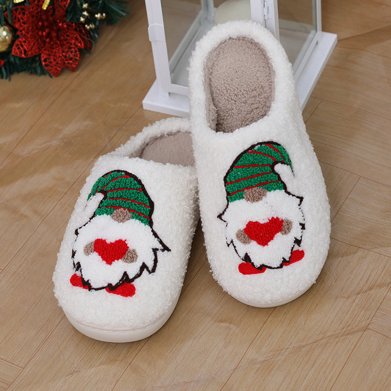 Krispfy Orignals USA - Cartoon Santa Claus Slipper I Christmas Warm Shoes