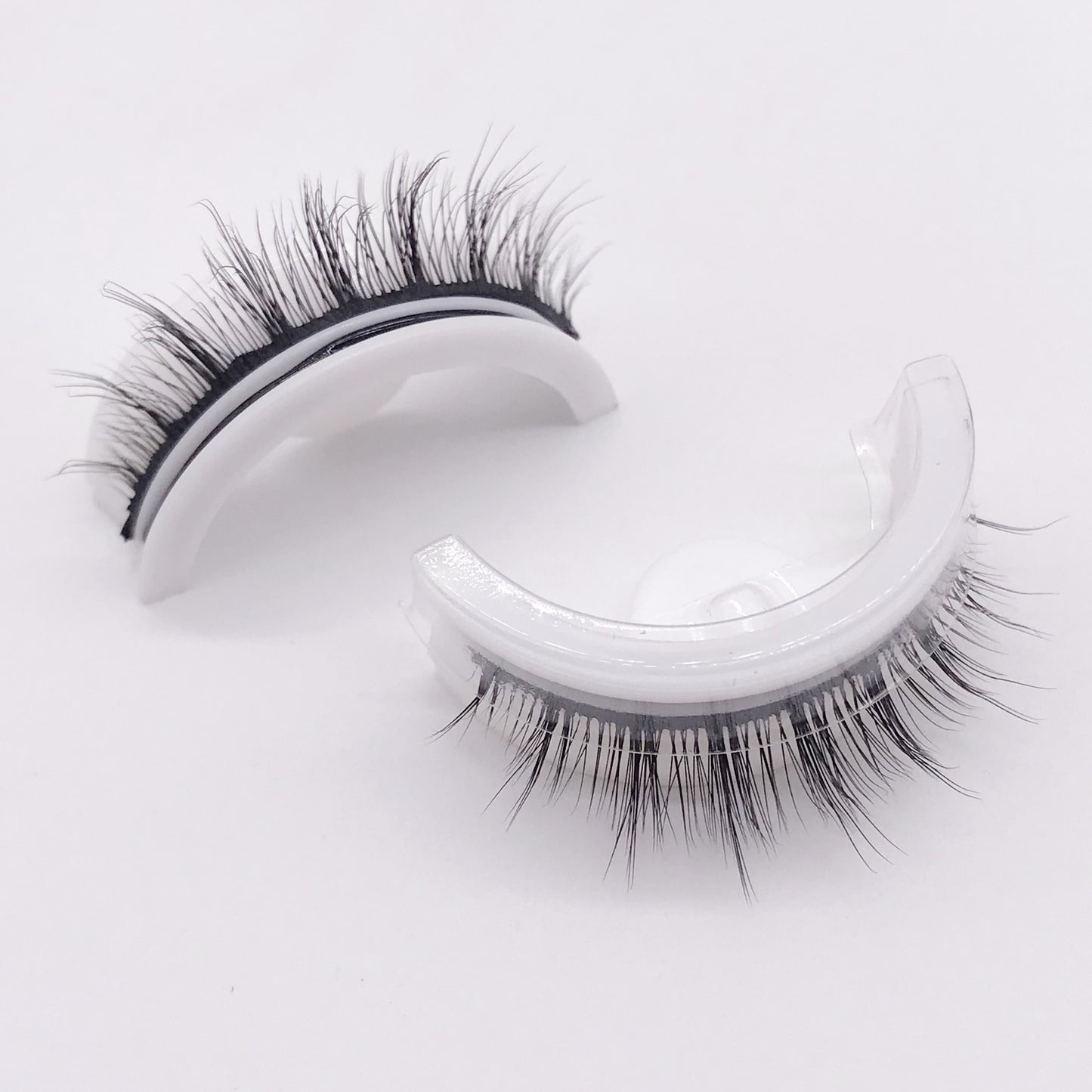 Reusable 3D Mink Lashes Natural False Eyelash - Krispfy.comes Self Adhesive Fake Glue Free Makeup Eyelash Extension Silk