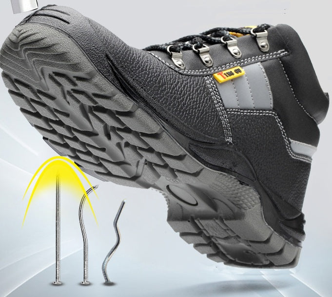 Krispfy Orignals USA - Safety Shoes I Heavy Duty Sneakers I Toe Cap Steel Protection Boots For Men